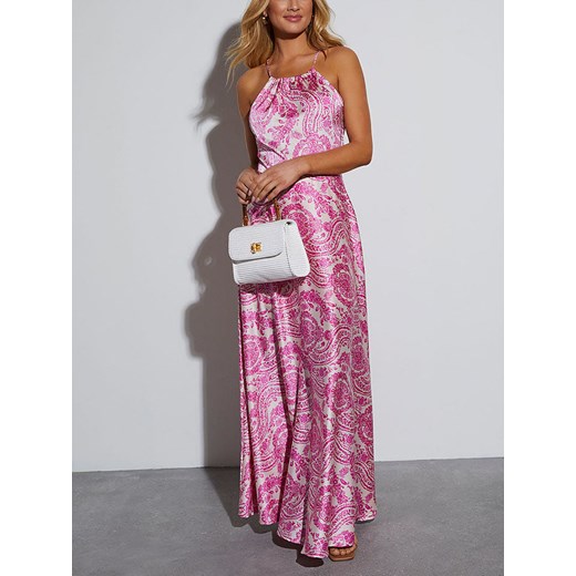 LA Angels Sukienka w kolorze różowo-kremowym La Angels M Limango Polska wyprzedaż