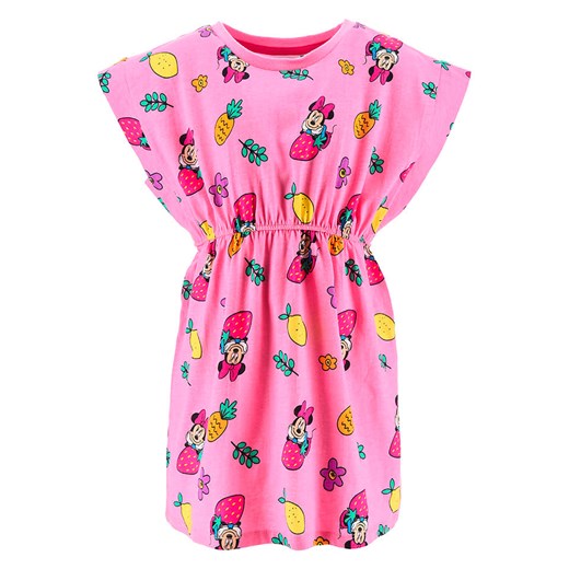 Disney Minnie Mouse Sukienka &quot;Minnie&quot; w kolorze różowym ze wzorem ze sklepu Limango Polska w kategorii Sukienki dziewczęce - zdjęcie 185054649