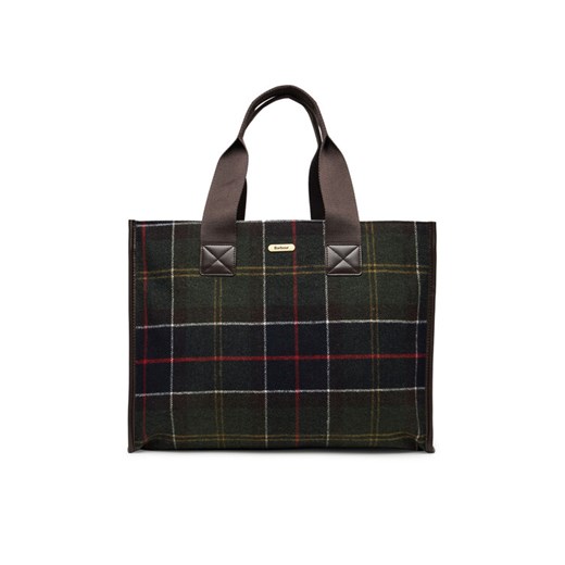 Torebka Barbour Turnberry Tartan LBA0424OL91 Zielony ze sklepu eobuwie.pl w kategorii Torby Shopper bag - zdjęcie 185054788