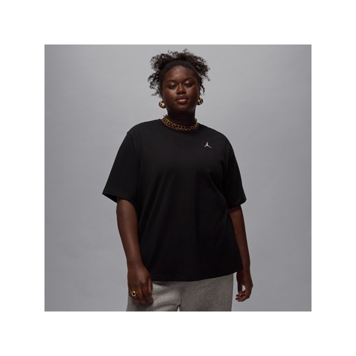 T-shirt damski o fasonie typu girlfriend Jordan Essentials (duże rozmiary) - Czerń ze sklepu Nike poland w kategorii Bluzki damskie - zdjęcie 185055798