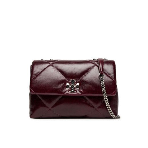 Torebka Tory Burch 169325 Bordowy ze sklepu eobuwie.pl w kategorii Listonoszki - zdjęcie 185055896