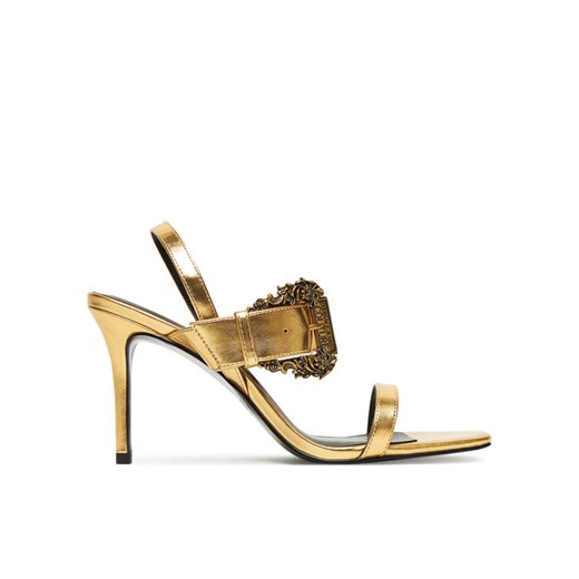 Sandały Versace Jeans Couture 79VA3S71 Złoty ze sklepu eobuwie.pl w kategorii Sandały damskie - zdjęcie 185055909