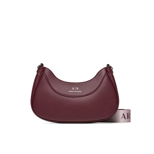 Torebka Armani Exchange 942883 CC783 UA343 Bordowy ze sklepu eobuwie.pl w kategorii Listonoszki - zdjęcie 185055927