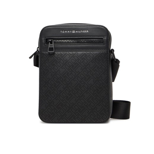 Saszetka Tommy Hilfiger Th Monogram Mini Reporter AM0AM13836 Czarny ze sklepu eobuwie.pl w kategorii Torby męskie - zdjęcie 185055946