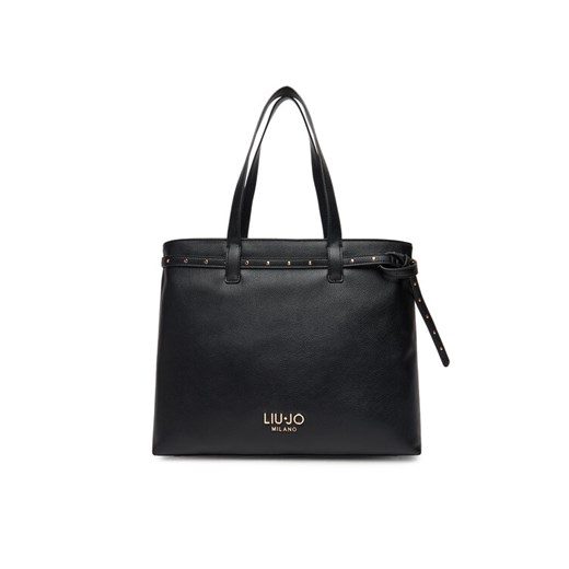 Torebka Liu Jo Ecs M Tote AF5135 E0058 Czarny ze sklepu eobuwie.pl w kategorii Torby Shopper bag - zdjęcie 185055965