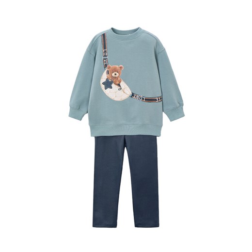 Mayoral Komplet bluza i legginsy 4727 Niebieski Regular Fit ze sklepu MODIVO w kategorii Dresy chłopięce - zdjęcie 185056458
