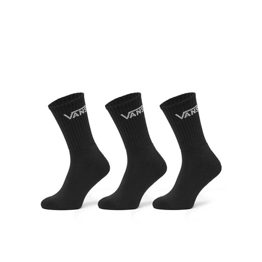 Vans Zestaw 3 par wysokich skarpet unisex VN000QBV Czarny ze sklepu MODIVO w kategorii Skarpetki damskie - zdjęcie 185056548