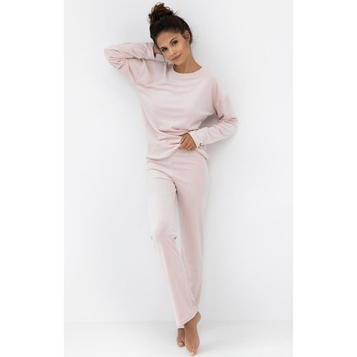 Sensis długa piżama damska Harmony, Kolor jasny róż, Rozmiar S/M, SENSIS ze sklepu Primodo w kategorii Piżamy damskie - zdjęcie 185057419