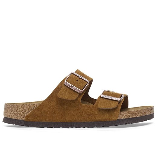 Klapki męskie Birkenstock Arizona 1027082 - brązowe ze sklepu streetstyle24.pl w kategorii Klapki męskie - zdjęcie 185057607
