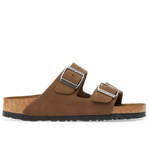 Klapki męskie Birkenstock Arizona 1030863 - brązowe ze sklepu streetstyle24.pl w kategorii Klapki męskie - zdjęcie 185057608