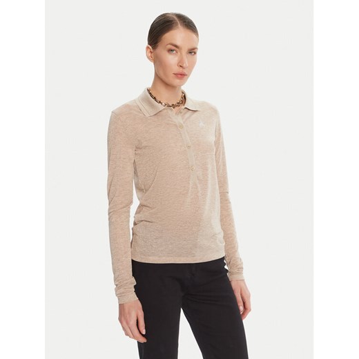 Patrizia Pepe Sweter 8K0320 K128 Beżowy Regular Fit ze sklepu MODIVO w kategorii Swetry damskie - zdjęcie 185057639