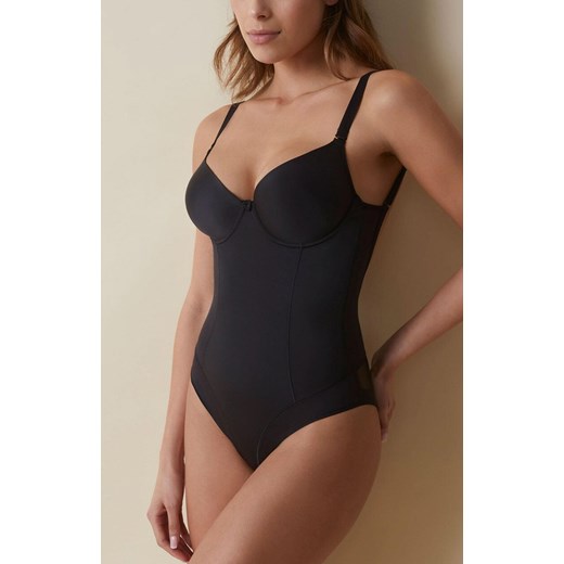 Czarne body z fiszbinami Giorgia, Kolor czarny, Rozmiar 70B, Selene ze sklepu Intymna w kategorii Body damskie - zdjęcie 185058098