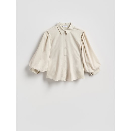 Reserved - Koszula z bufiastymi rękawami - wielobarwny Reserved M Reserved