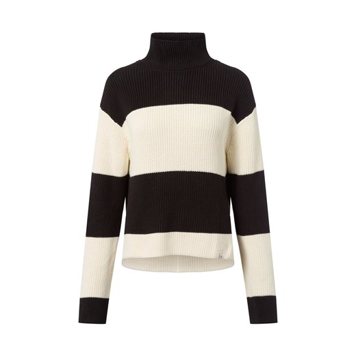 Calvin Klein Jeans Sweter damski z dzianiny Kobiety Bawełna écru w paski ze sklepu vangraaf w kategorii Swetry damskie - zdjęcie 185059497