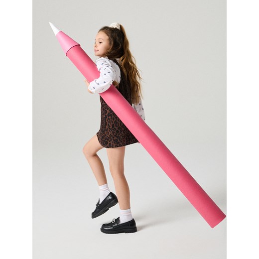 Sinsay - Koszulka z długimi rękawami - biały Sinsay 140 (9-10 l) Sinsay