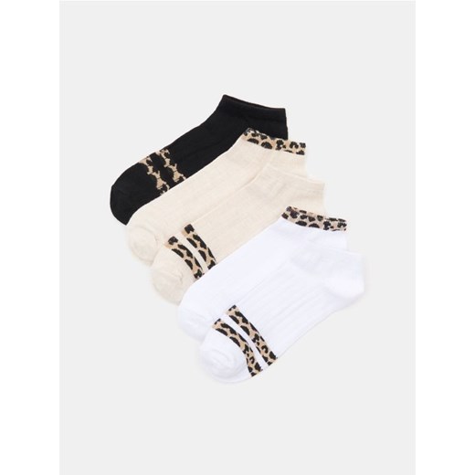 Sinsay - Skarpetki krótkie 5 pack - wielobarwny ze sklepu Sinsay w kategorii Skarpetki damskie - zdjęcie 185060825