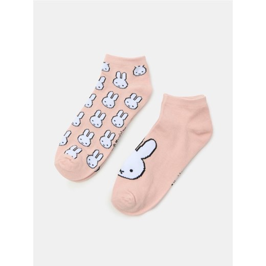 Sinsay - Skarpetki z nadrukiem Miffy - beżowy ze sklepu Sinsay w kategorii Skarpetki damskie - zdjęcie 185060827