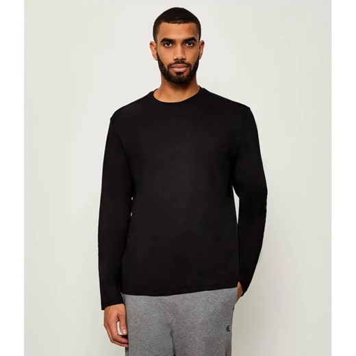 Calvin Klein Longsleeve SUPIMA INTERLOCK | Regular Fit ze sklepu Gomez Fashion Store w kategorii T-shirty męskie - zdjęcie 185061128