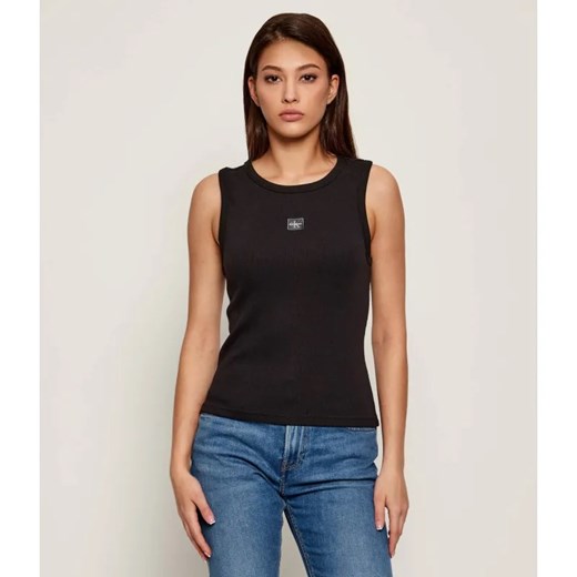 Calvin Klein Jeans Top | Slim Fit ze sklepu Gomez Fashion Store w kategorii Bluzki damskie - zdjęcie 185061158