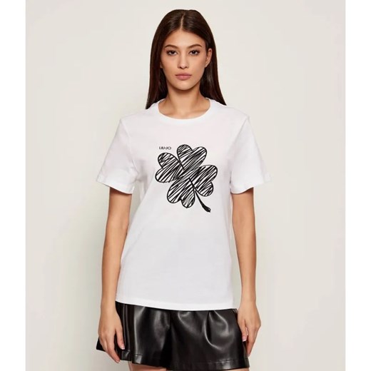 Liu Jo T-shirt | Regular Fit ze sklepu Gomez Fashion Store w kategorii Bluzki damskie - zdjęcie 185061165