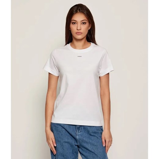 Pinko T-shirt | Regular Fit ze sklepu Gomez Fashion Store w kategorii Bluzki damskie - zdjęcie 185061168