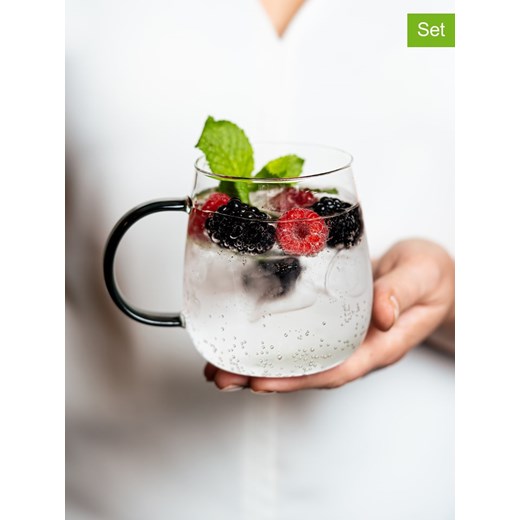 Vialli Design Szklanki (2 szt.) &quot;Bolla&quot; w kolorze szarym - 400 ml ze sklepu Limango Polska w kategorii Naczynia - zdjęcie 185062656