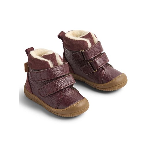 Wheat Skórzane botki zimowe w kolorze brązowym 23 wyprzedaż Limango Polska