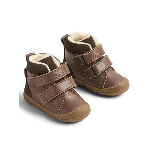 Wheat Skórzane botki zimowe w kolorze brązowym 26 okazja Limango Polska