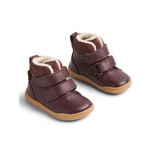 Wheat Skórzane botki zimowe w kolorze brązowym 28 wyprzedaż Limango Polska