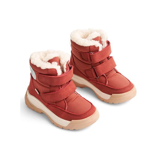 Wheat Botki zimowe w kolorze czerwonym 24 wyprzedaż Limango Polska