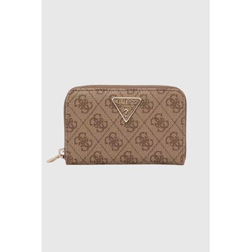 GUESS Beżowy portfel damski Laurel ze sklepu outfit.pl w kategorii Portfele damskie - zdjęcie 185063846