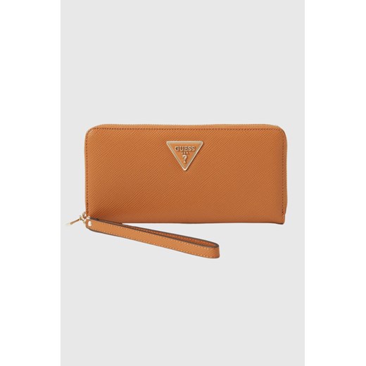 GUESS Brązowy portfel damski Laurel ze sklepu outfit.pl w kategorii Portfele damskie - zdjęcie 185063925