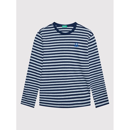 United Colors Of Benetton Bluzka 3XWWC105X Szary Regular Fit ze sklepu MODIVO w kategorii T-shirty chłopięce - zdjęcie 185064648