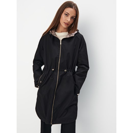 Mohito - Dwustronna kurtka parka - czarny Mohito 42 okazyjna cena Mohito
