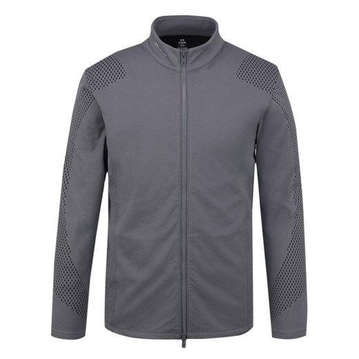 Męska bluza treningowa Under Armour UA Halo Engineered - szara ze sklepu Sportstylestory.com w kategorii Bluzy męskie - zdjęcie 185065665