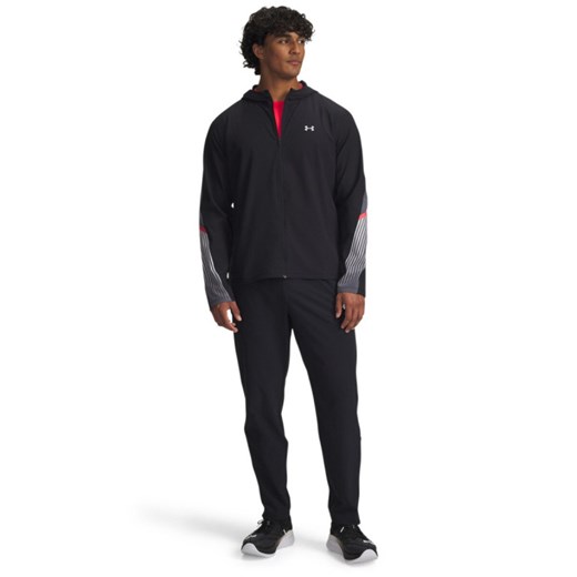 Meskie spodnie do biegania Under Armour UA Velociti Pro Storm Pants - czarne ze sklepu Sportstylestory.com w kategorii Spodnie męskie - zdjęcie 185065826