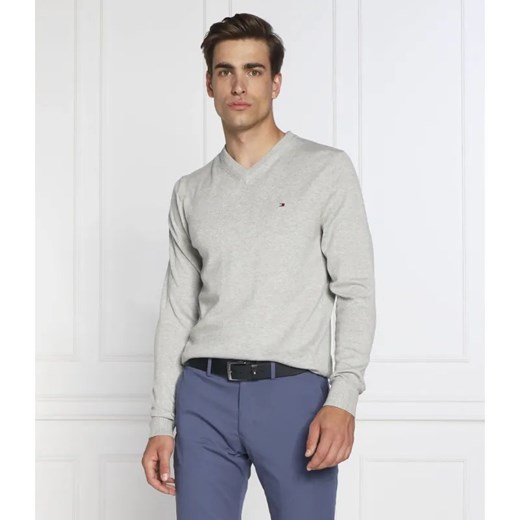 Tommy Hilfiger Sweter | Regular Fit | z dodatkiem kaszmiru ze sklepu Gomez Fashion Store w kategorii Swetry męskie - zdjęcie 185066119