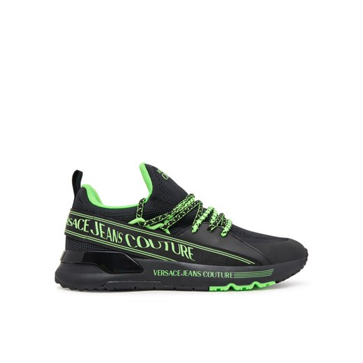 Versace Jeans Couture Sneakersy 79YA3SA3 Czarny ze sklepu MODIVO w kategorii Buty sportowe męskie - zdjęcie 185066916