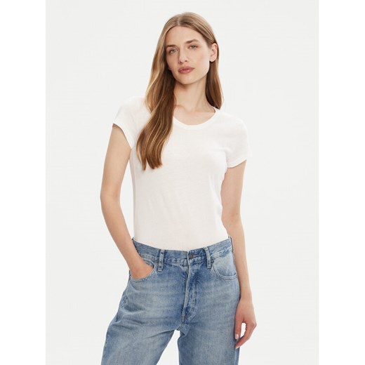 G-Star Raw T-Shirt Eyben D24533-4107 Biały Slim Fit ze sklepu MODIVO w kategorii Bluzki damskie - zdjęcie 185066926