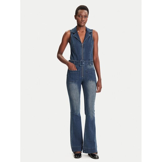 Desigual Kombinezon Glenn 25WWDD07 Granatowy Regular Fit ze sklepu MODIVO w kategorii Kombinezony damskie - zdjęcie 185066945