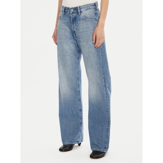 G-Star Raw Jeansy Bowey 3D D25372-E266 Niebieski Boyfriend Fit ze sklepu MODIVO w kategorii Jeansy damskie - zdjęcie 185066948