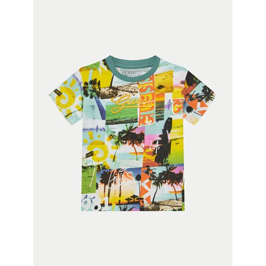 Guess T-Shirt N5GI19 K8HM4 Kolorowy Regular Fit ze sklepu MODIVO w kategorii T-shirty chłopięce - zdjęcie 185067057