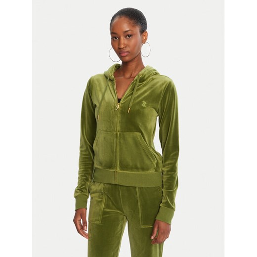 Juicy Couture Bluza Robertson JCAP176G Zielony Slim Fit ze sklepu MODIVO w kategorii Bluzy damskie - zdjęcie 185067079