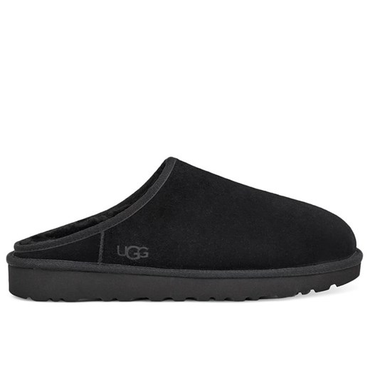 Buty męskie Ugg Classic Slip-On 1129290-BLK - czarne ze sklepu streetstyle24.pl w kategorii Kapcie męskie - zdjęcie 185068715