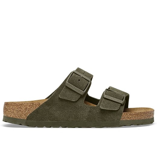 Klapki męskie Birkenstock Arizona 1025657 - zielone ze sklepu streetstyle24.pl w kategorii Klapki męskie - zdjęcie 185068716