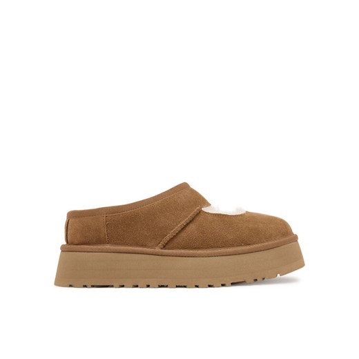 Kapcie Ugg W Bea Mary Jane 1167612 Brązowy ze sklepu eobuwie.pl w kategorii Kapcie damskie - zdjęcie 185069076