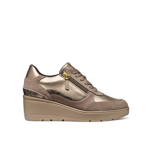Sneakersy Geox D Ilde D46RAA 0AJ22 C6029 Brązowy ze sklepu eobuwie.pl w kategorii Buty sportowe damskie - zdjęcie 185069166