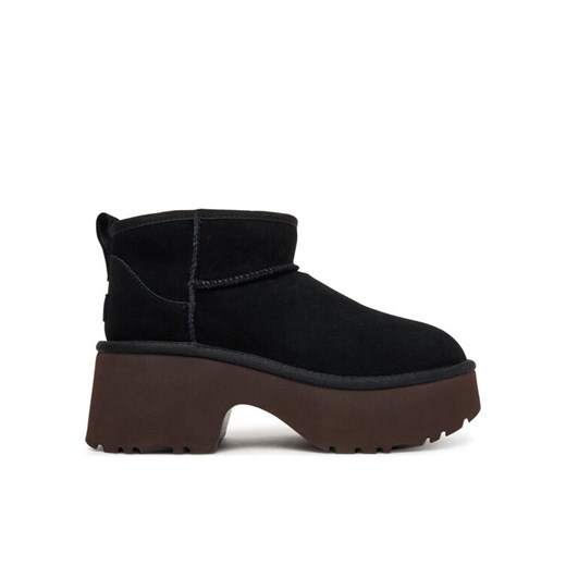 Śniegowce Ugg W Classic Ultra Mini 1158311 Czarny ze sklepu eobuwie.pl w kategorii Śniegowce damskie - zdjęcie 185069175