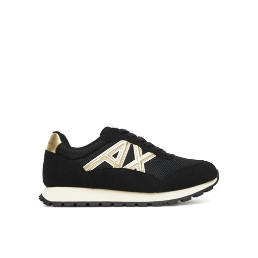 Sneakersy Armani Exchange XW002150 AF19388 MC077 Czarny ze sklepu eobuwie.pl w kategorii Buty sportowe damskie - zdjęcie 185069189