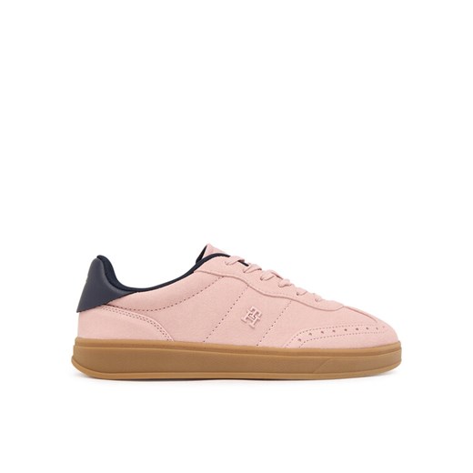 Sneakersy Tommy Hilfiger Heritage FW0FW08822 Różowy ze sklepu eobuwie.pl w kategorii Buty sportowe damskie - zdjęcie 185069199